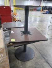 cafe tables, w/ laminate tops