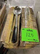 BOXES OF 13IN PERFORATED SPOONS