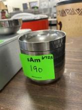 5.5IN DIAMETER STAINLESS BOWLS