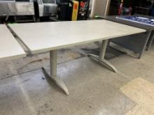 72IN X 35IN X 29IN TABLE W/ METAL LEGS