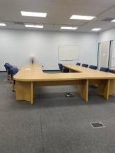 18FT WOODEN CONFERENCE TABLE