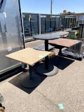 ASSORTED CAFÉ TABLES