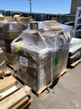 pallet of LED uplight fixtures
