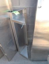 stainless wall shelf