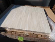 crate of solid marble tabletops, 16 qty