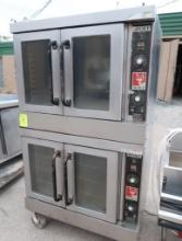 Wolf double stacked convection ovens