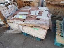 pallet of marble tile & base tile