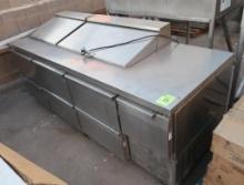 Continental refrigerated prep table