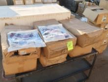 6) boxes of pet harnesses, new