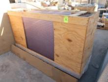 translucent plastic panels in crate