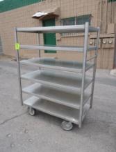 stainless shelving cart