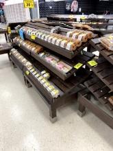 3 TIER WOOD SLANTED DISPLAY