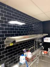 WALL MOUNT STAINLESS SHELF