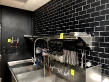 WALL MOUNT STAINLESS SHELF