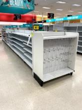 32FT RUN OF MADIX SHELVING