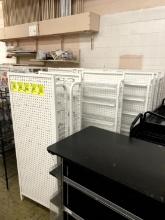SLIM END CAP DISPLAY WITH PEG BOARD