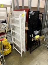 SLIM END CAP DISPLAY WITH PEG BOARD