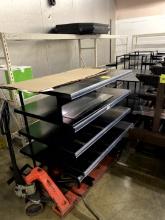 GROUP OF ASSORTED BLACK MERCHANDISERS