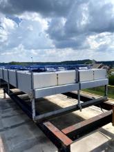 KYSOR WARREN 8 FAN ROOFTOP CONDENSER