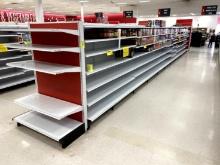 43FT RUN OF MADIX SHELVING