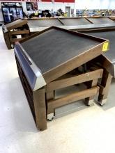 WOOD PRODUCE SLANTED DISPLAY