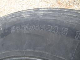 (2) 285/75R22.5 Tires