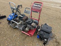 (3) Pressure Washers and Engine