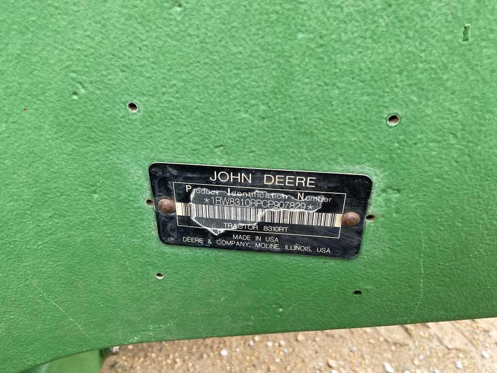 2012 John Deere 8310RT Tractor