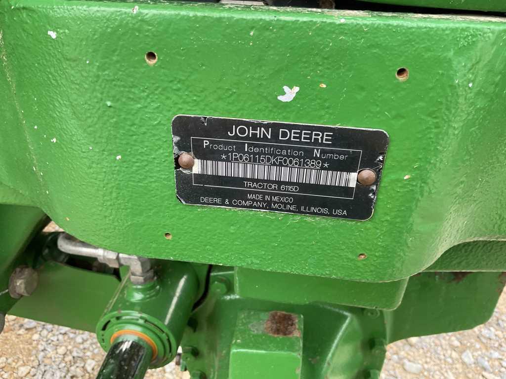 2015 John Deere 6115D Tractor