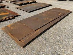 (5) Misc. Pieces of Diamond Plated Sheet Metal