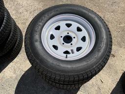 (4) New 205/75R15 Tires and Rims