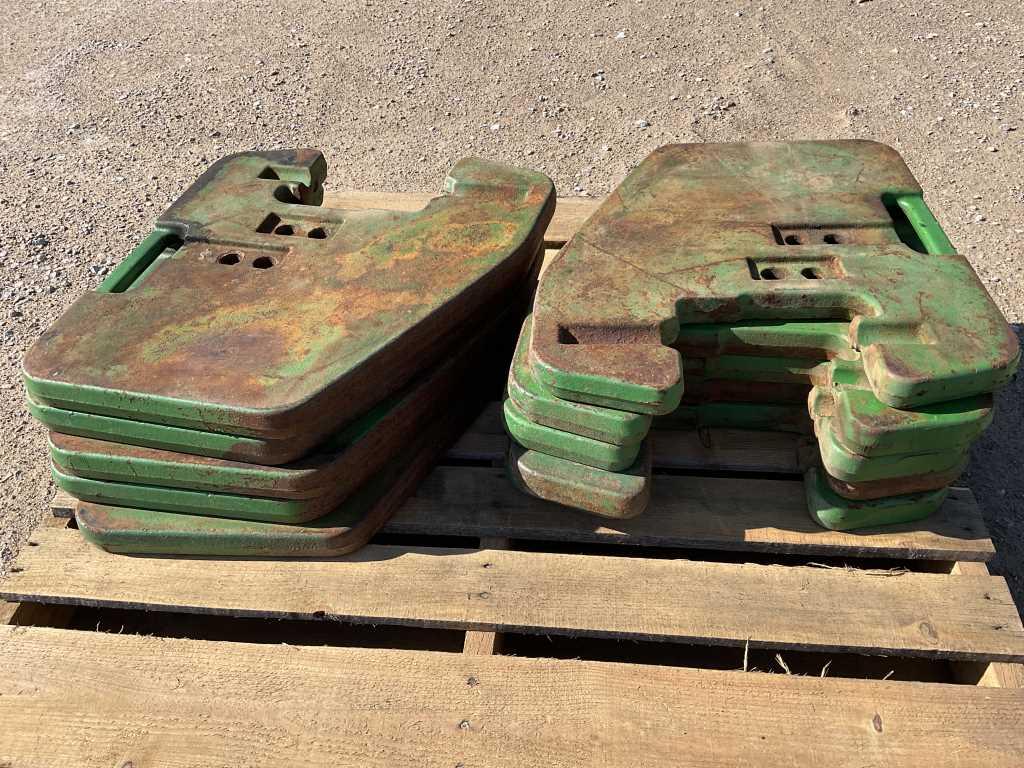 (10) John Deere Tractor Weights