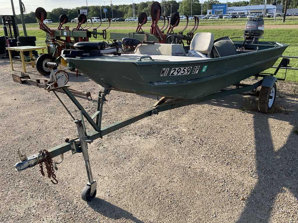 1980 Duralum Boat and  Trailer