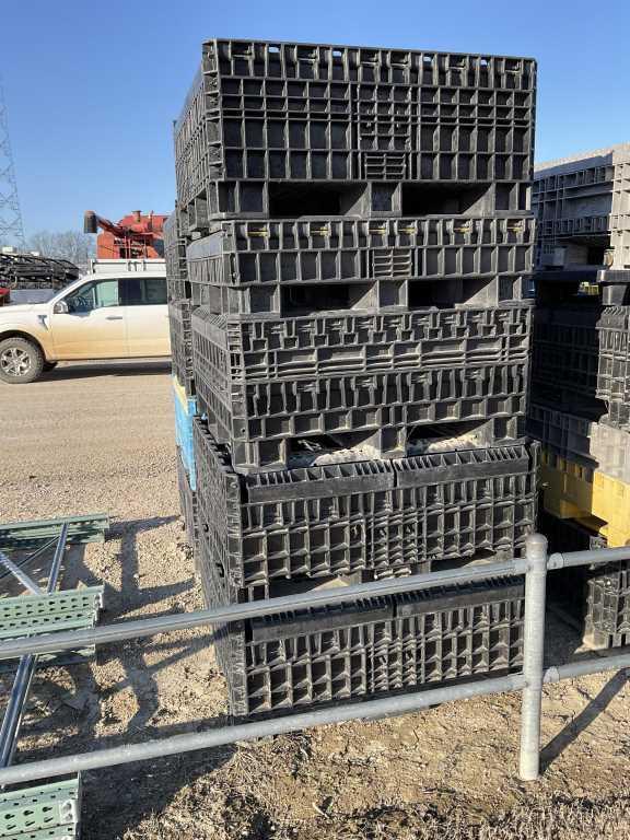 (5) Plastic Seed Bins