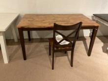 Dining table w/1 chair