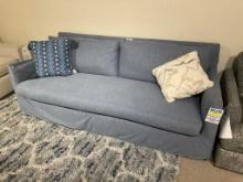 Slip cover couch w/ pillows