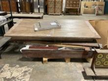 Pallet of doors and table tops