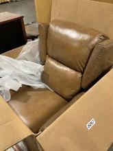 Leather recliner