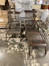 Set of 2 loungers