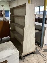 Double sided book shelf