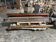 Pallet of misc bed frames