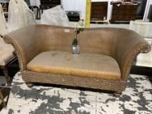 Wicker couch