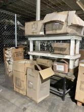 Shelving and misc lamp