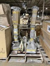 Pallet of floor lamps
