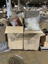 Pallet of lamp shades