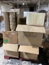Pallet of misc lamp shades