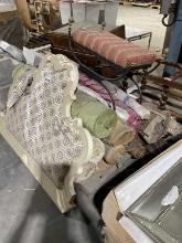 Pallet of upholstery fabric