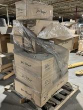 Pallet of lamp shades