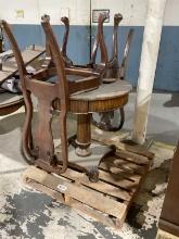 Dining table and chairs