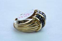 14KT SAPPHIRE RING 7 GTW, $629.00 RETAIL VALUE, SIZE 7